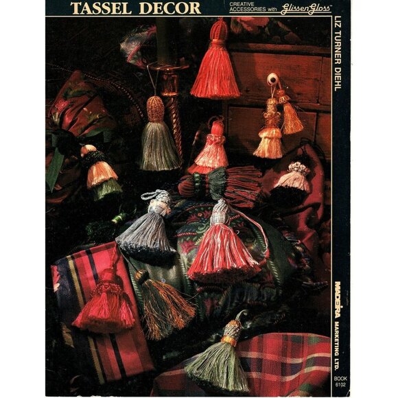 Tassel Decor Creative Accessory Instruction Book 13 Patterns - Picture 1 of 2